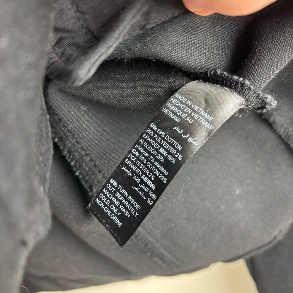 White House Black Market Black Denim Stud-Trim Utility Jacket - Picture 7 of 11